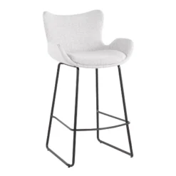 Set Of 2 Tara Contemporary Counter Height Barstools - LumiSource