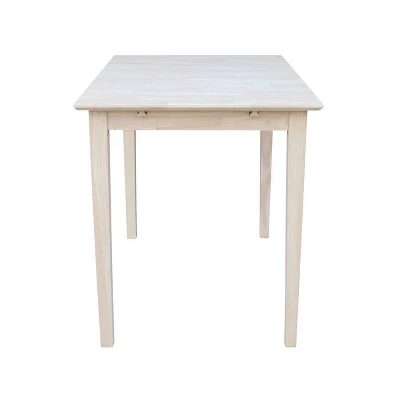 Counter Height Extendable Dining Table With Butterfly And Shaker Styled Legs - International Concepts - Image 3