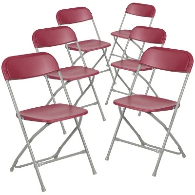 Flash Furniture Hercules⢠Series Plastic Folding Chair - 6 Pack 650LB Weight Capacity - Image 17
