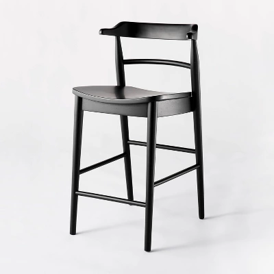 Kaysville Curved Back Wood Counter Height Barstool - Threshold™ Designed With Studio McGee - Image 8