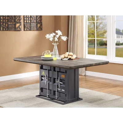 66" Cargo Dining Table - Acme Furniture - Image 6