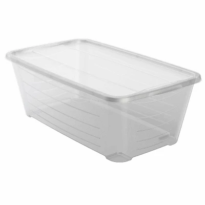Life Story 6 Quart Rectangular Clear Plastic Protective Storage Shoe Box, 8 Pack - Image 4