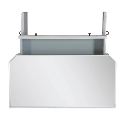 Sasha Mirrored 1Drawer 2Door Console - Powell Company - Image 9