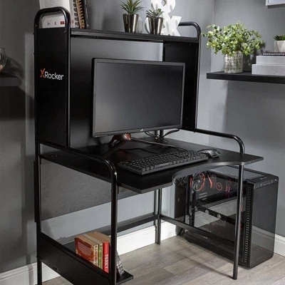 Icarus Gaming Desk Black - X Rocker - Image 10