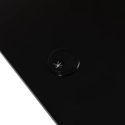 Emma And Oliver 48" Wide Black Electric Adjustable Standing Desk & Black Swivel Office Chair - Image 12