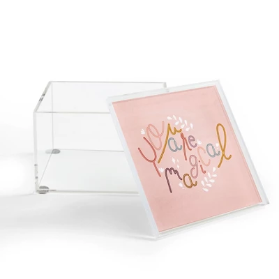 Hello Twiggs You Are So Magical 4" X 4" Acrylic Box - Deny Designs