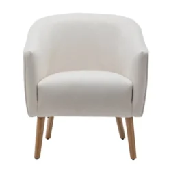 Modern Barrel Accent Chair - WOVENBYRD