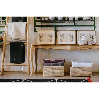 Mo's Crib Medium Handcrafted Multi Storage Basket - Image 2