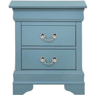 Passion Furniture Louis Philippe 2-Drawer Nightstand (24 In. H X 21 In. W X 16 In. D) - Image 5