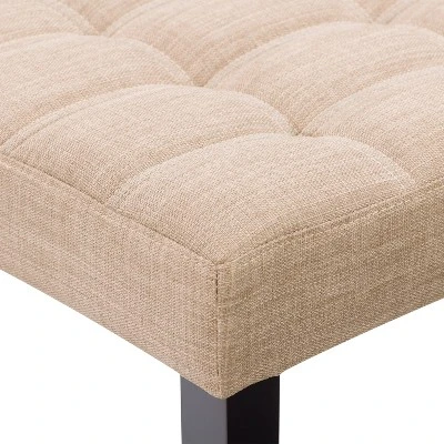 California Fabric Tufted Bench - CorLiving - Image 4