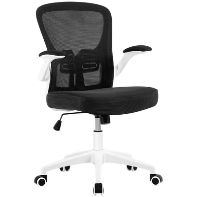 Yaheetech Ergonomic Adjustable Office Chair Mesh Chair With Flip-Up Armrests - Image 8