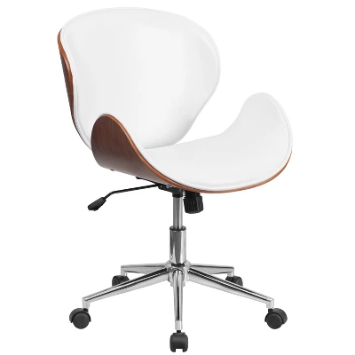 Merrick Lane Office Chair Mid-Back Ergonomic Executive Swivel Office Chair With Tilt-Lock And Tilt Tension Controls - Image 11