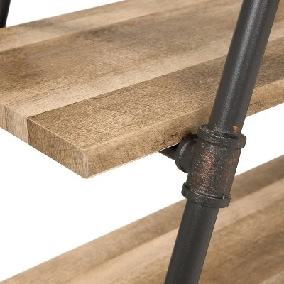 59" Mathews 4-Shelf Ladder Bookcase Bronze - HOMES: Inside + Out - Image 5