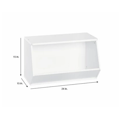 ClosetMaid KidSpace Angled Toy Organizer, White - ClosetMaid - Image 2