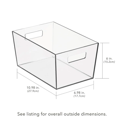 Nate Home By Nate Berkus Plastic Storage Bin For Pantry - Image 3