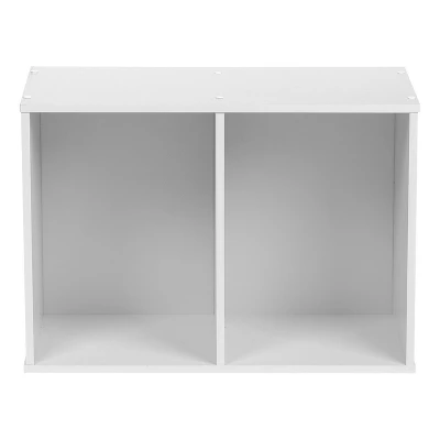 IRIS USA Wood Bookshelf Cube Organizer Storage - Image 2