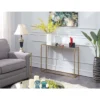 Gold Coast Mirrored Console Table Mirrored Top/Gold - Breighton Home