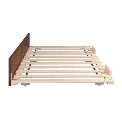 Twin Trundle Bed Walnut - AFI - Image 3