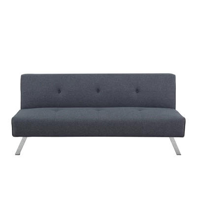 Sorenson Convertible Futon Sofa Bed Charcoal - Serta - Image 2