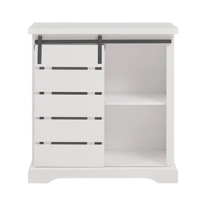 Tertia Modern Transitional Accent Cabinet With Sliding Plank Door - Saracina Home - Image 10