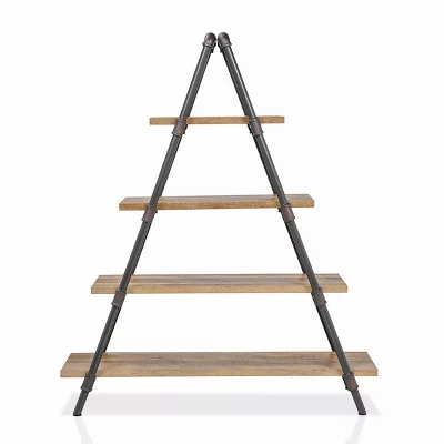 59" Mathews 4-Shelf Ladder Bookcase Bronze - HOMES: Inside + Out - Image 6