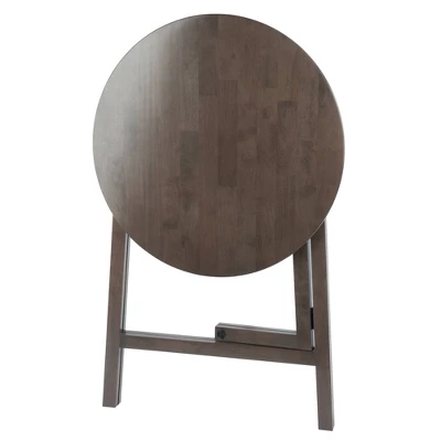 Torrance High Round Bar Height Table Oyster Gray - Winsome - Image 3