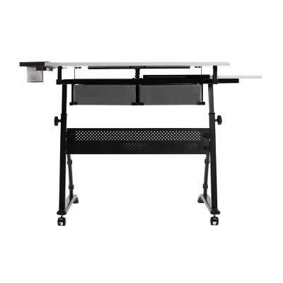 Core Drawing Table And Stool Set Charcoal Black/White - Studio Designs - Image 7