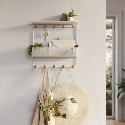 Umbra Antique Shelf With Hooks - Image 5