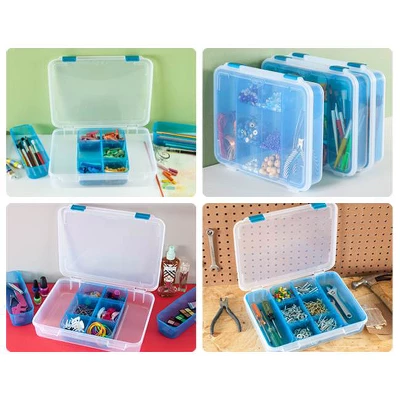 Sterilite Divided Storage Case For Crafting And Hardware (6 Pack) | 14028606 - Image 2