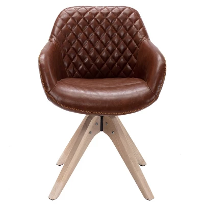Upholstered Swivel Dining Armchair - Kinwell - Image 19