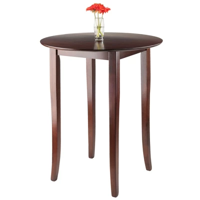 Fiona Round High/Pub Table Antique Walnut - Winsome - Image 4