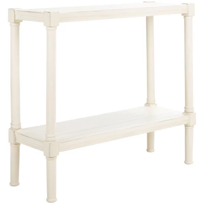 Rafiki Console Table - Distressed White - Safavieh - Image 4