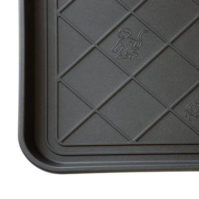Fleming Supply Oversized All-Weather Rectangular Boot Tray - Black - Image 2